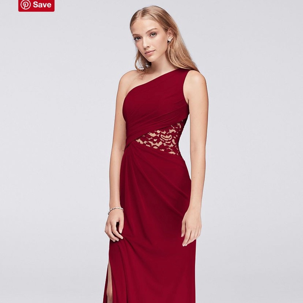 Wine David Bridal Dress